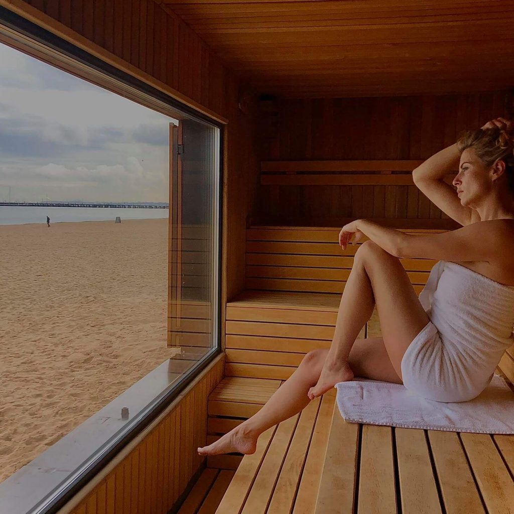 sauny na plaży w Sopocie, sauny w Pomorskim